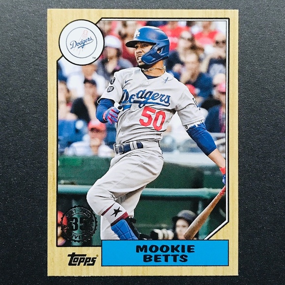 Mookie Betts - 2022 Topps '87 Topps #T87-4 - Picture 1 of 2